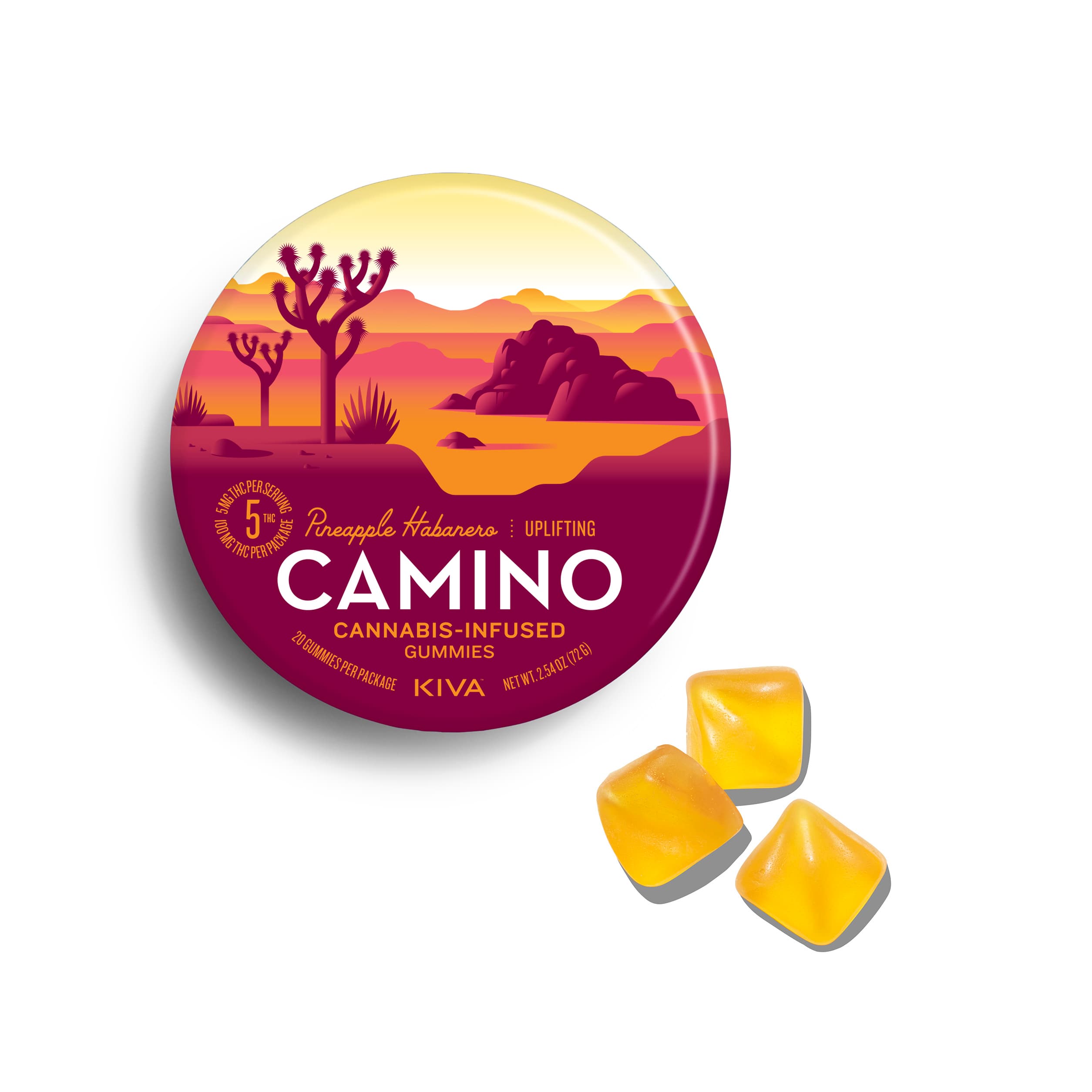 Kiva Gummies | Camino | Pineapple Habanero | 20pk