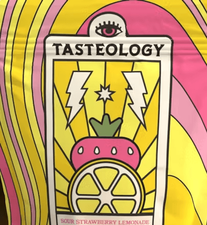 Tasteology Fruit Chews | Tasteology | Sour Strawberry Lemonade [Fast Acting] | 20pk