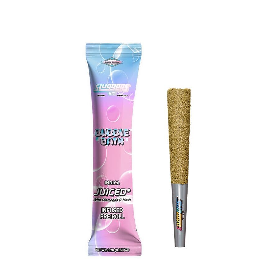 Sluggers Infused Pre-Roll | Sluggers | Bubble Bath | 0.7g
