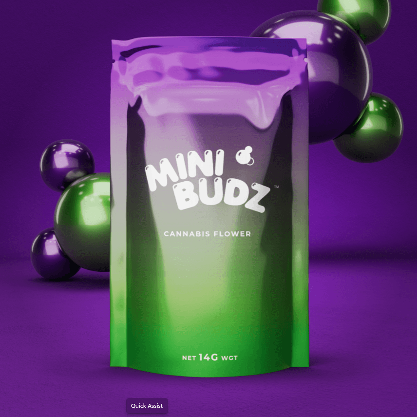 Mini Budz Small Buds | Mini Budz | Banana Puddintain | 14g