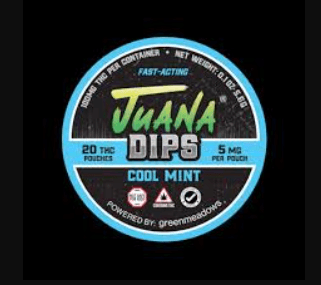 JuanaDips THC Pouches | Juana Dips | Cool Mint | 20pk