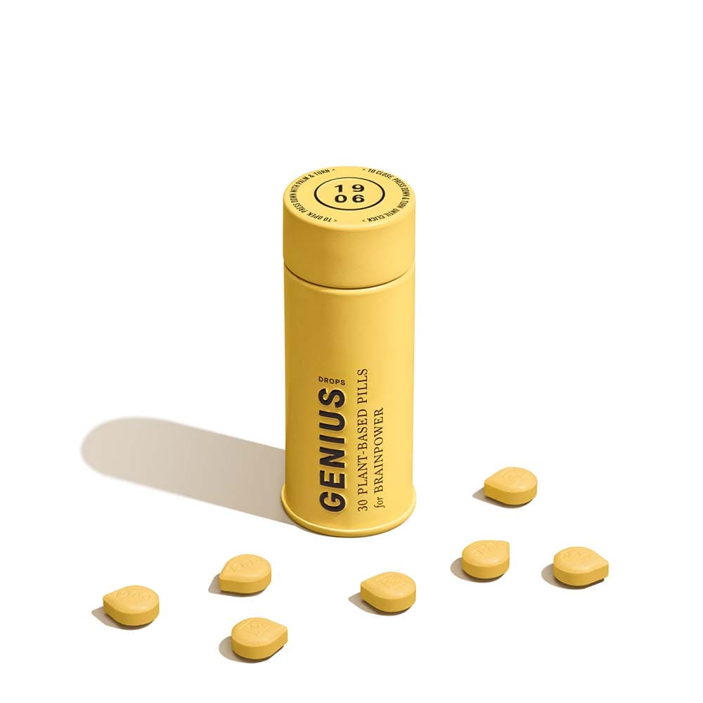 1906 Genius Drops | 1:1 THC:CBD Capsules/Pills | 75mg (30pk)
