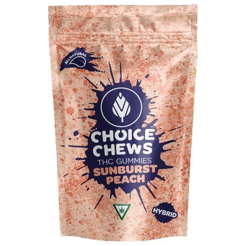 Choice Sunburst Peach | Gummies | 100mg (20pcs)