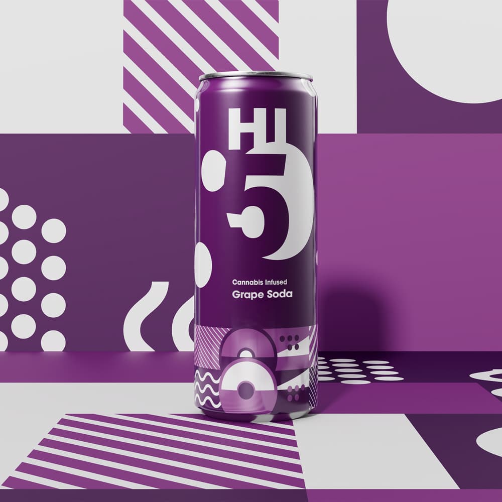 Hi5 Grape Soda (4pk)