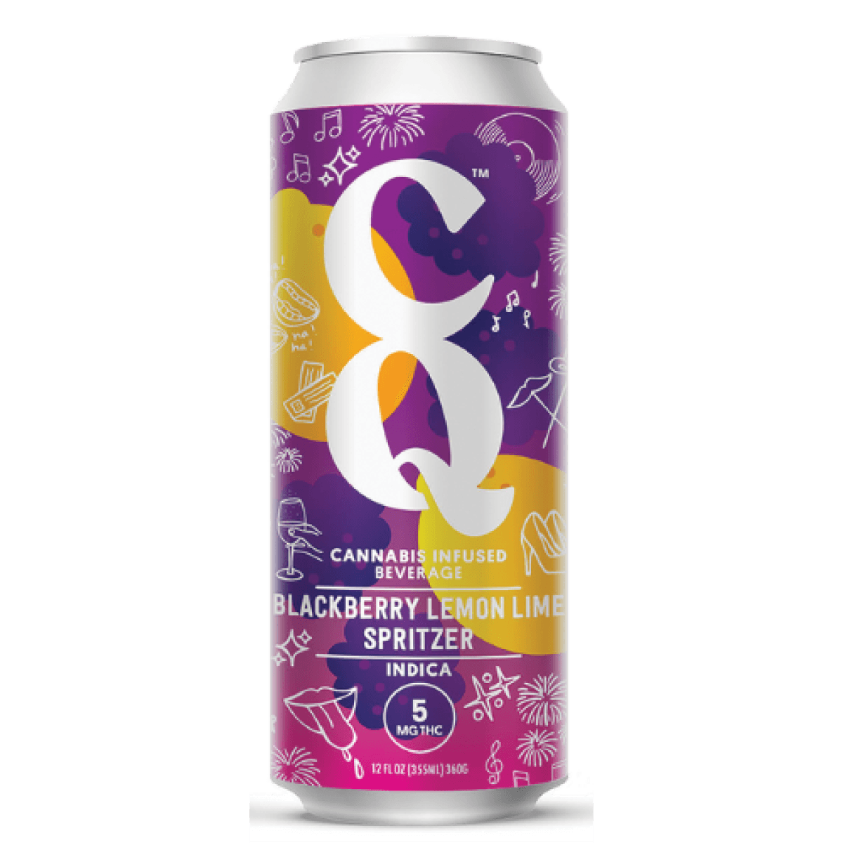 CQ Blackberry Lemon Lime | 12oz Spritzer | 5mg (Single)