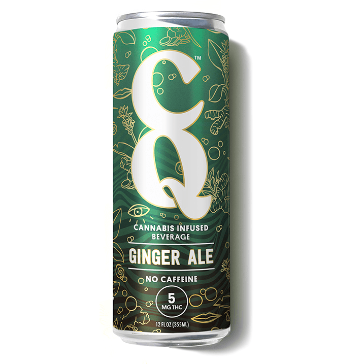 CQ Ginger Ale | 12oz Soda | 5mg (Single)