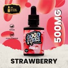 Good Feels Good Vibes | Strawberry Syrup | 500MG