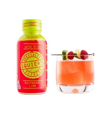 Squier's Elixirs Raspberry Lime Hash Rosin Drink Mixer | Squier's Elixirs | - 500mg
