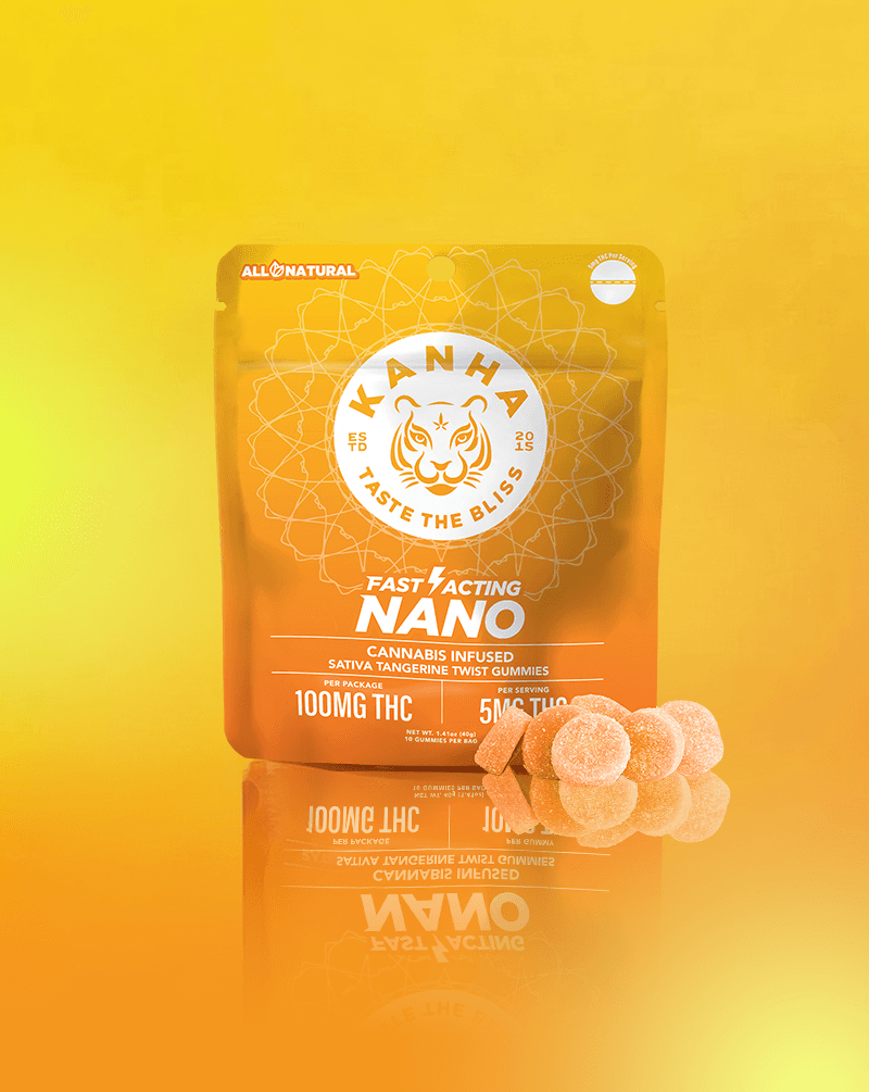 KANHA Tangerine Twist Nano Gummies 10-pack