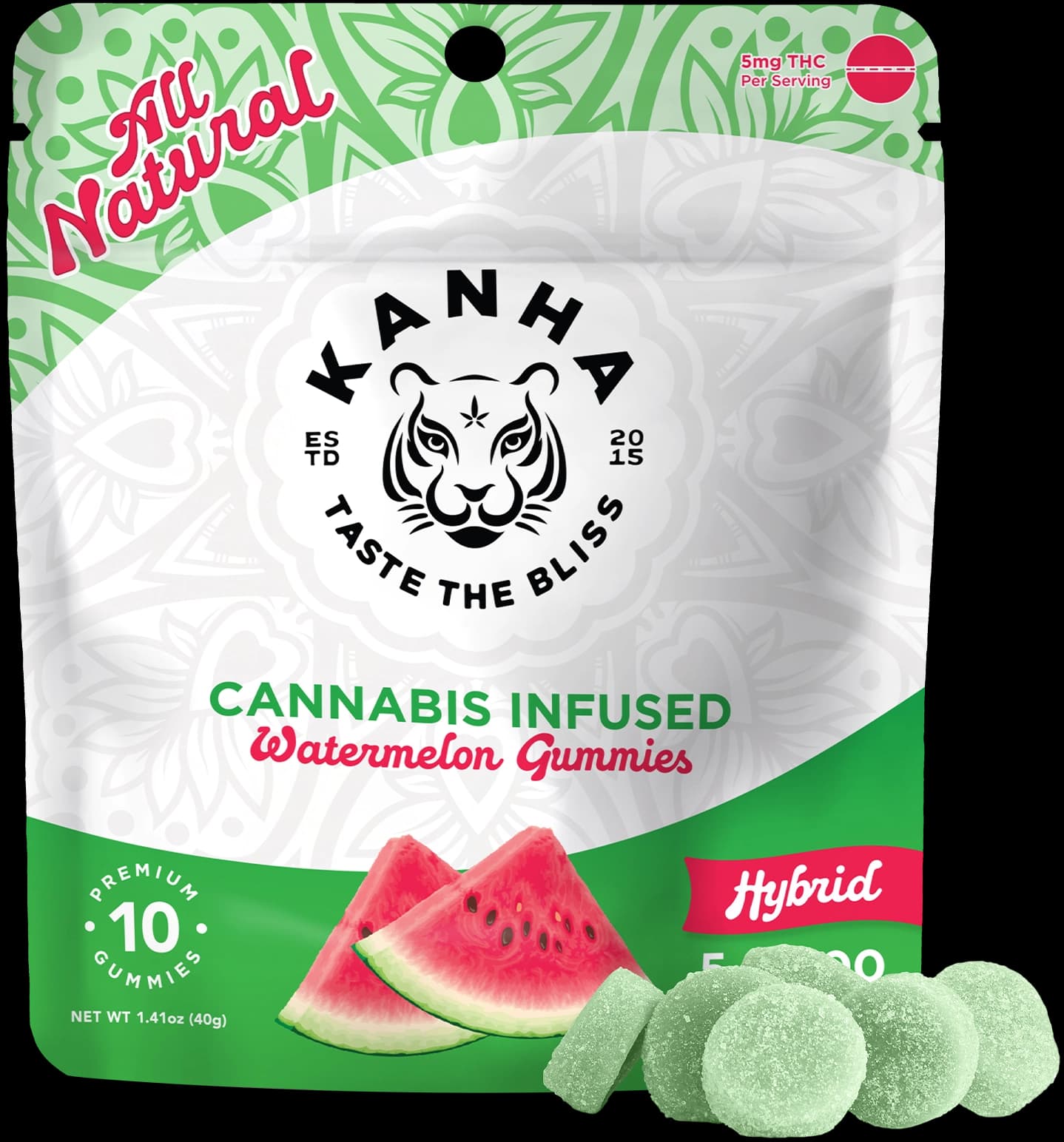 KANHA Watermelon Gummies 10-pack