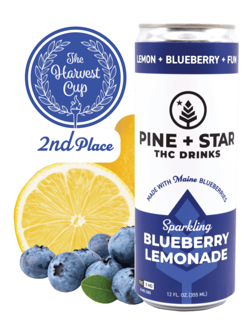 Pine + Star Sparkling Blueberry Lemonade