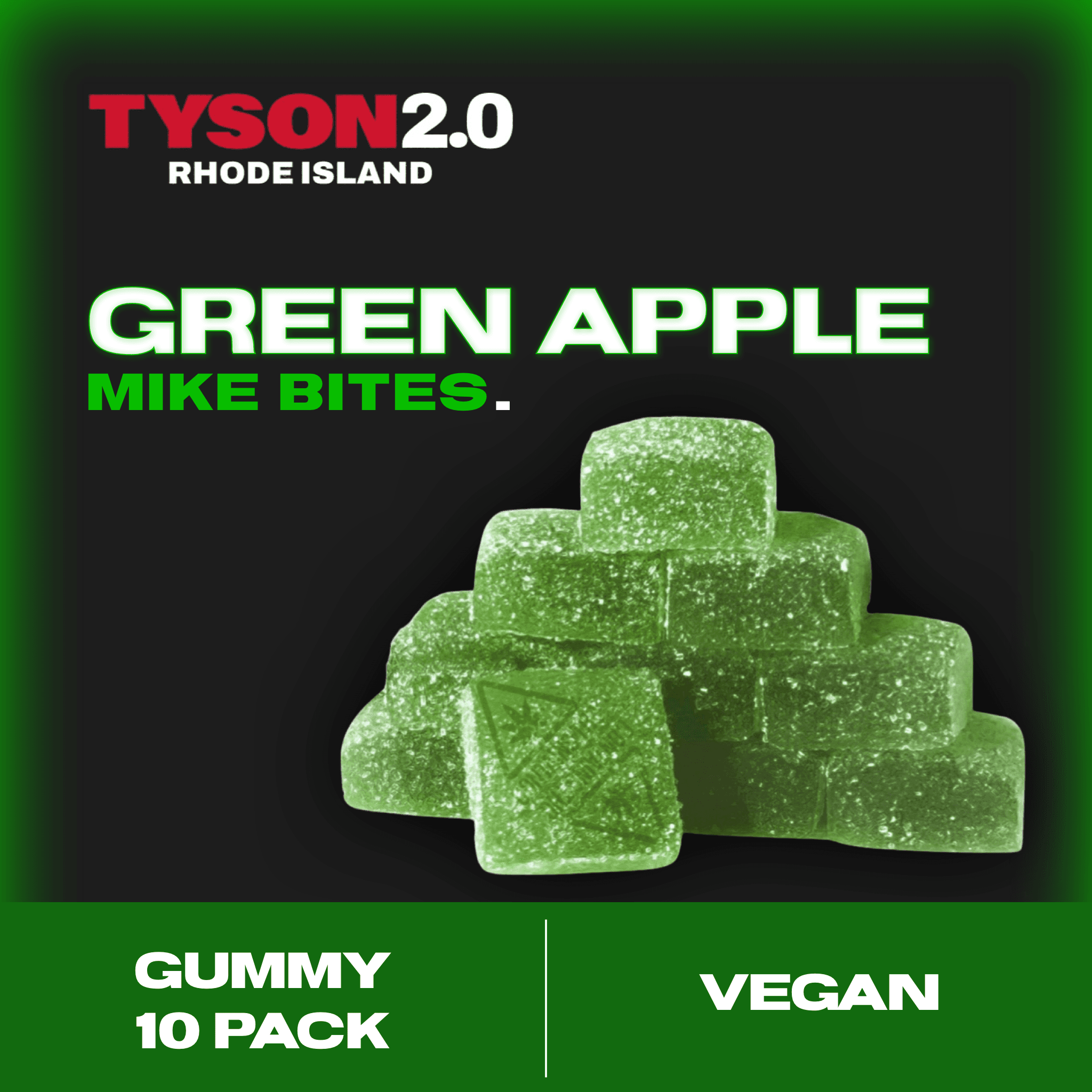 Tyson 2.0 GREEN APPLE [10pk] (100mg)