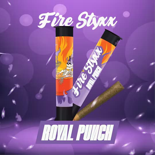 Fire Styxx Infused Pre-Roll - Royal Punch