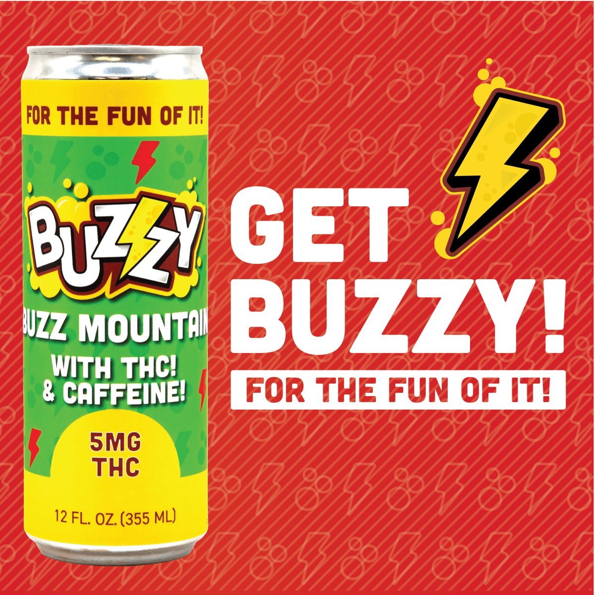Buzzy Buzz Mountain Soda 12oz