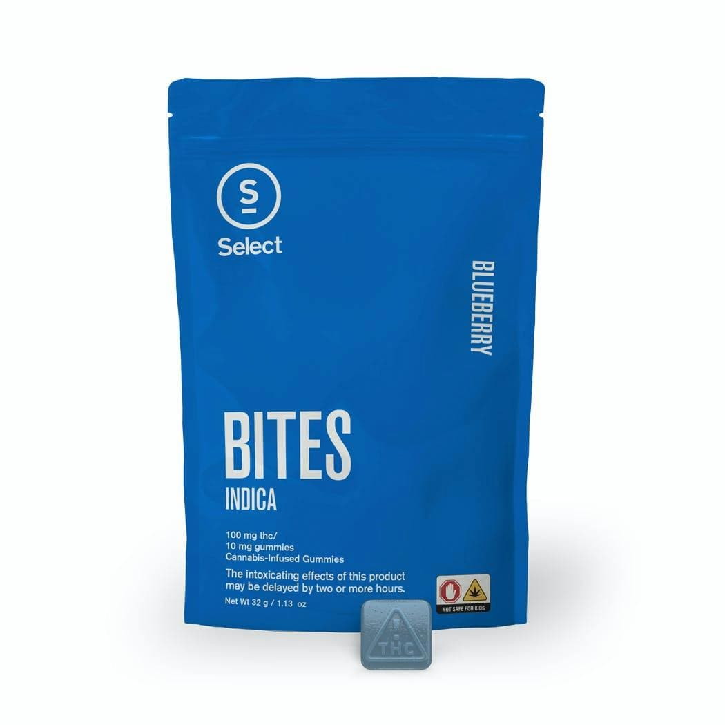 Select Select Edibles Bites 10pk/100mg- Blueberry