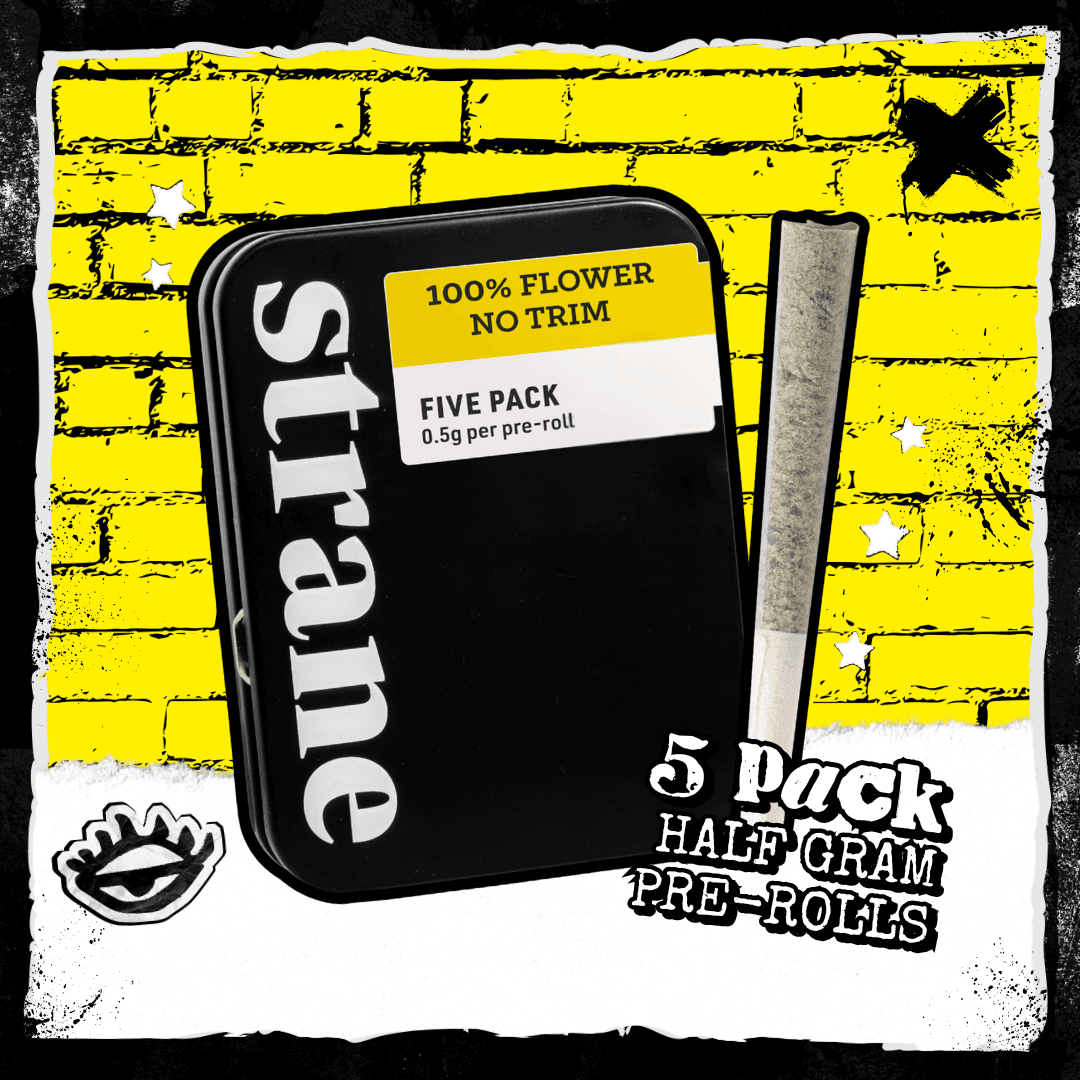 Strane Frosted Jungle Half Gram Pre-Roll 5-Pack | 2.5g