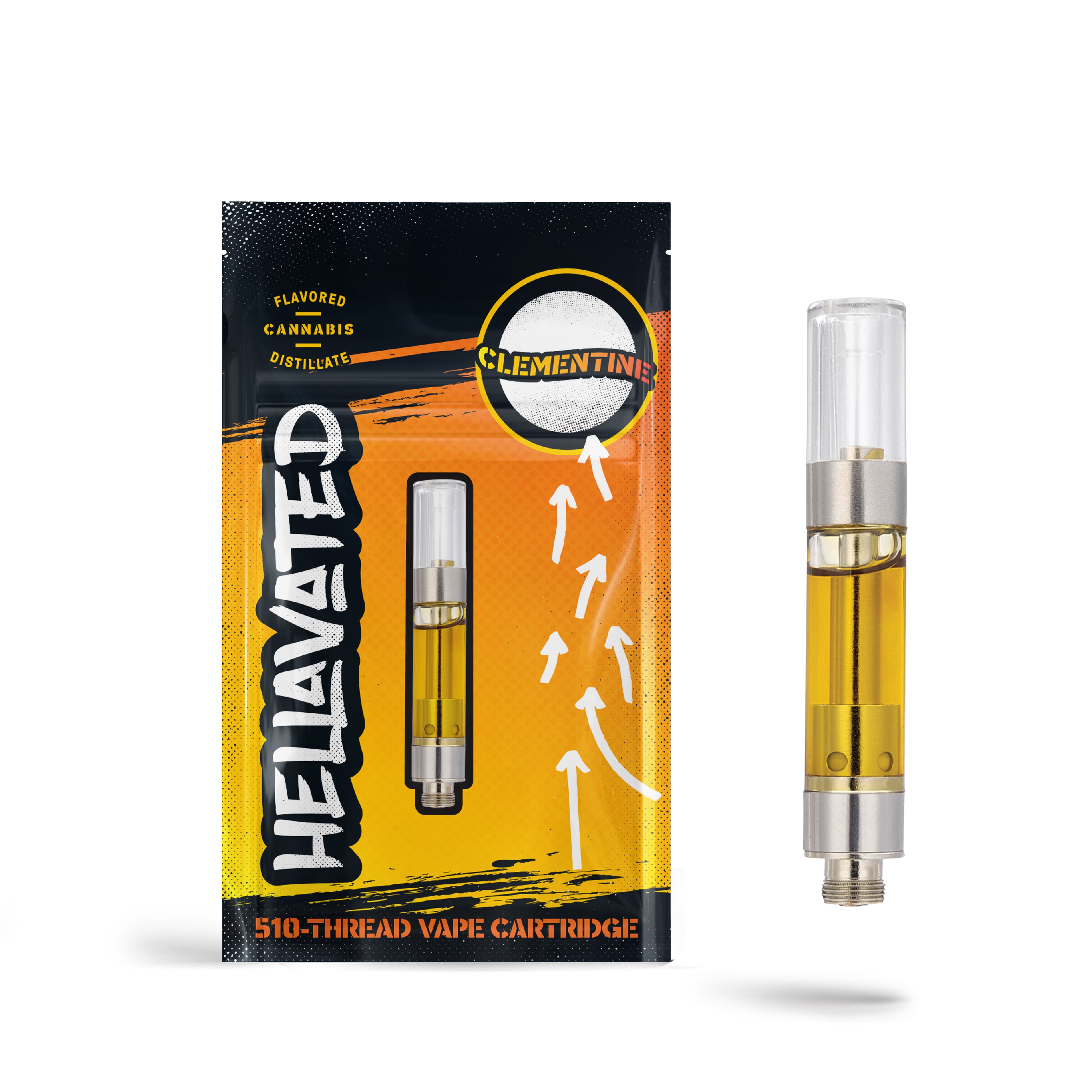 Hellavated Clementine Distillate Cartridge | 1g