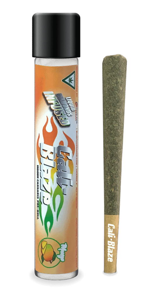 Cali-Blaze Diamond Infused Pre-Roll | Cali Blaze | Mango | 1.2g