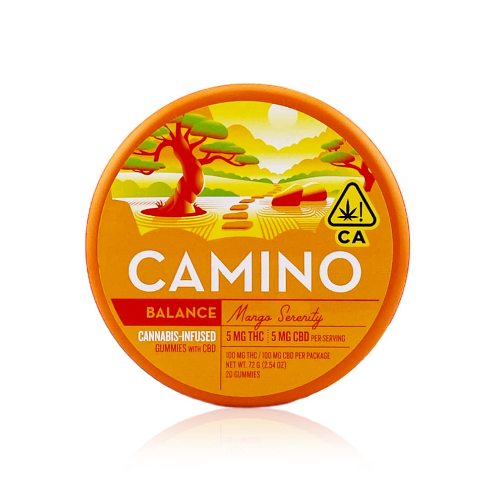 Camino Mango | 1:1 THC:CBD Gummies | 100mg