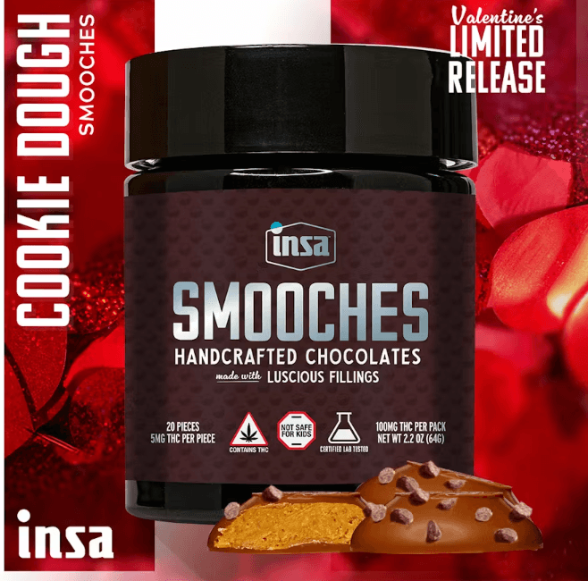 Insa Cookie Dough Smooches | 100mg
