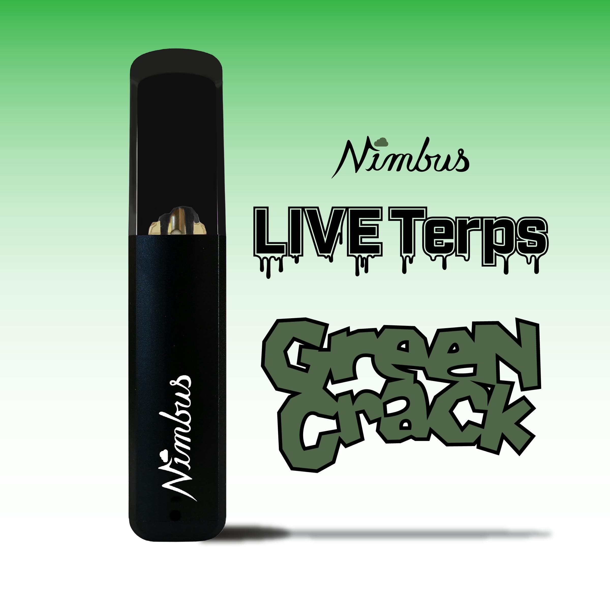Nimbus Green Crack Live Terp Vape Disposable 1g (S)