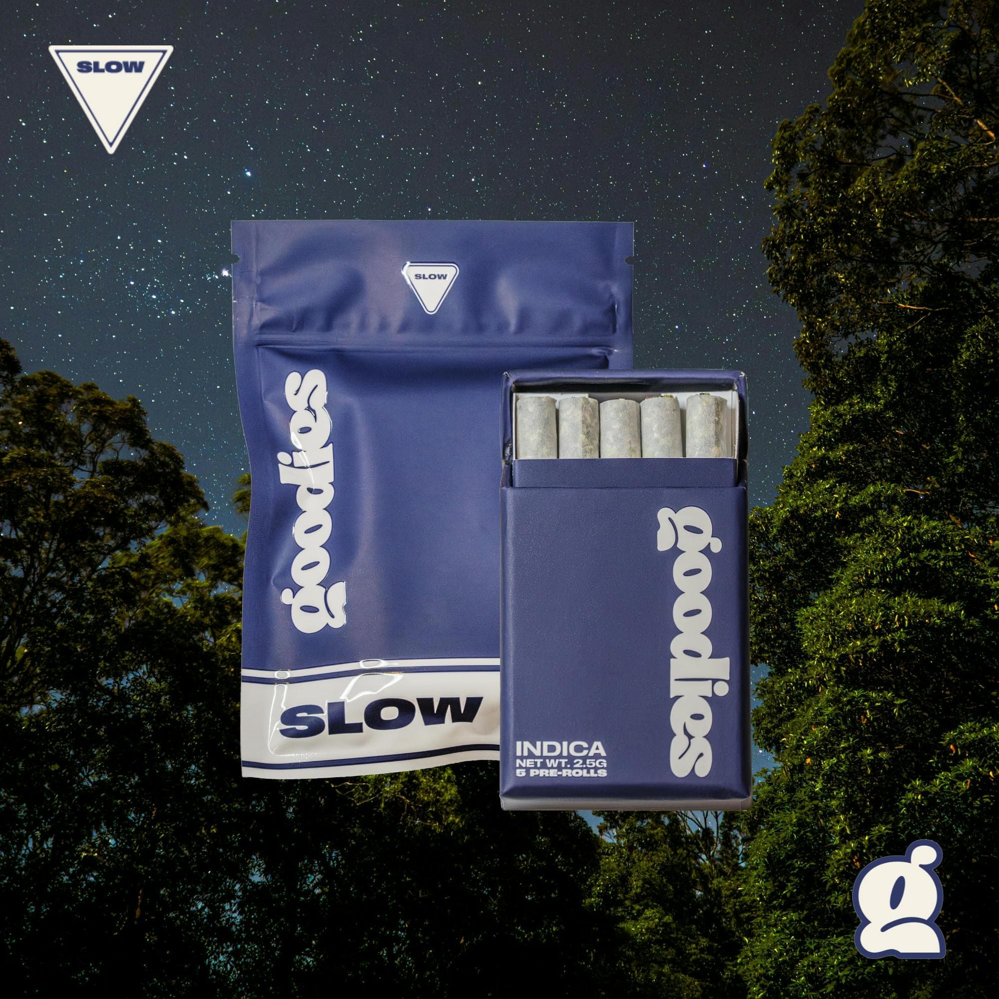 Goodies 5PK SLOW | 0.5G PREROLLS