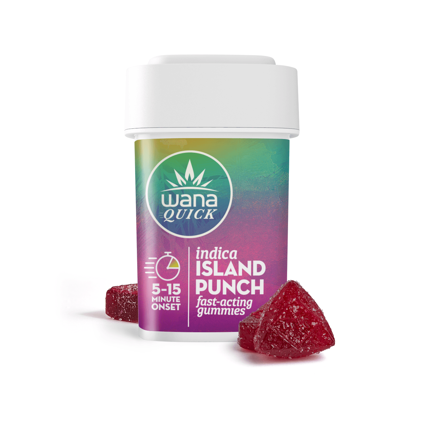 Wana Island Punch Fast Acting Gummies | 100mg - Wana