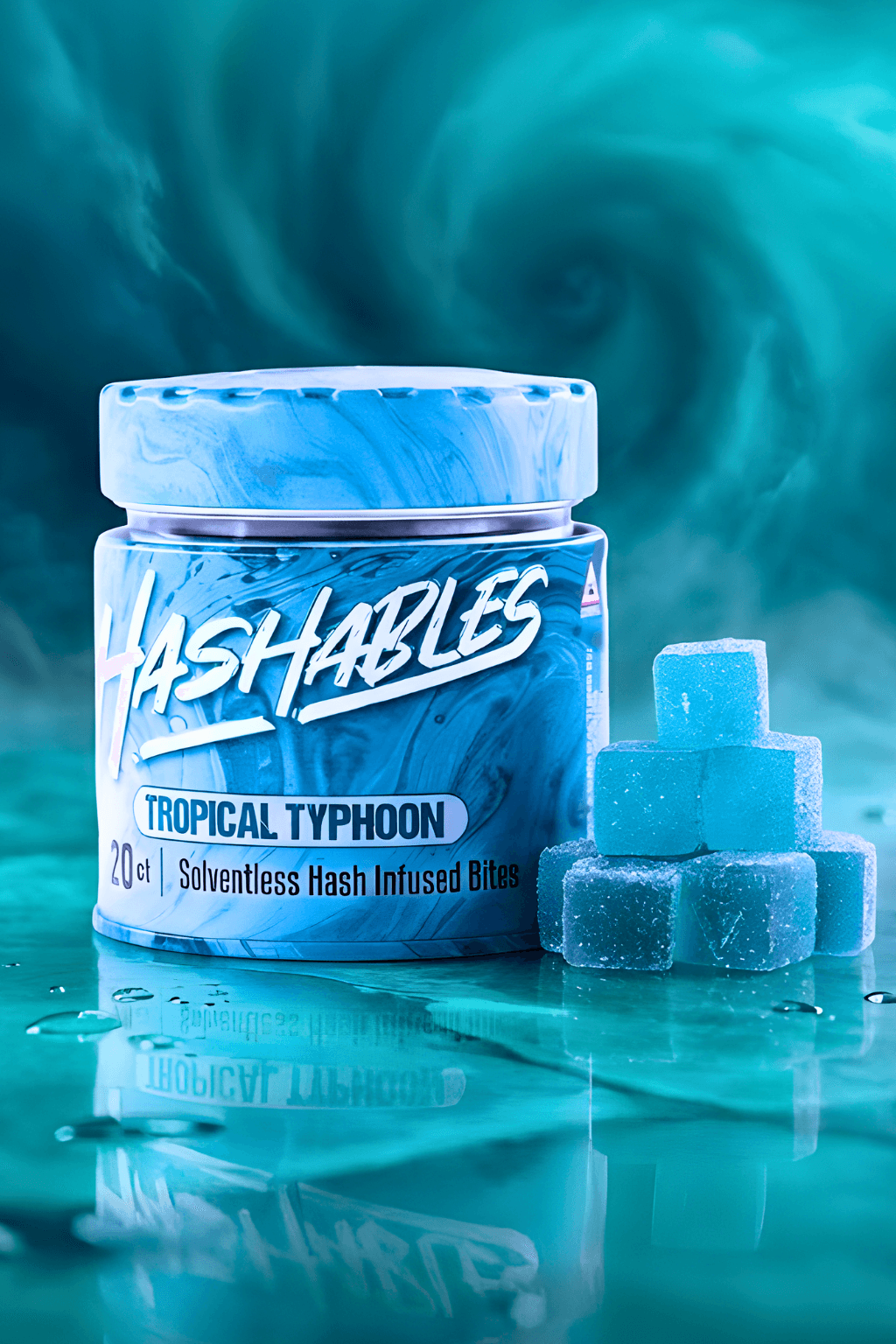 Hashables Tropical Typhoon Rosin Cubes 20-Pack | 100mg