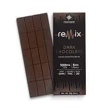 Remix Chocolate Bar | Live Resin | Dark Chocolate (I) | 5mg 20pk (100mg)