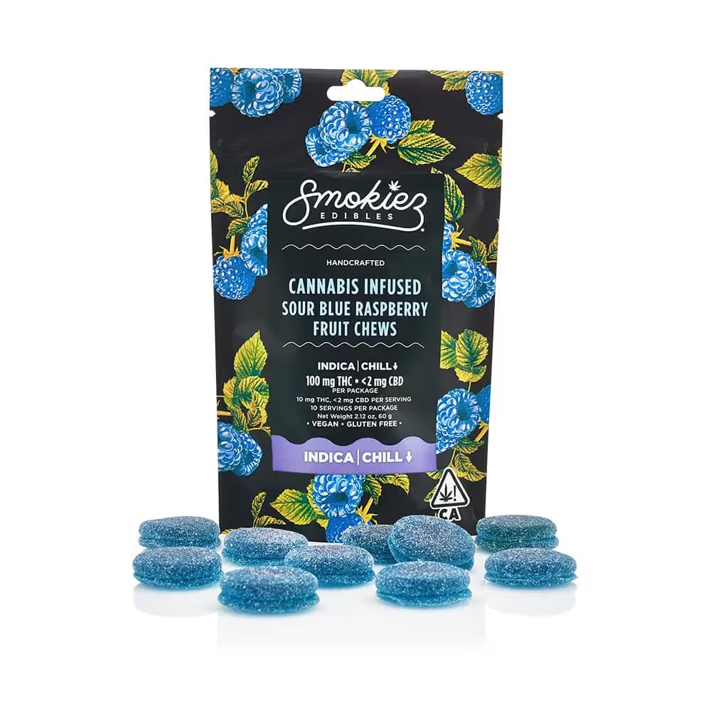 SMOKIEZ Sour Blue Raspberry