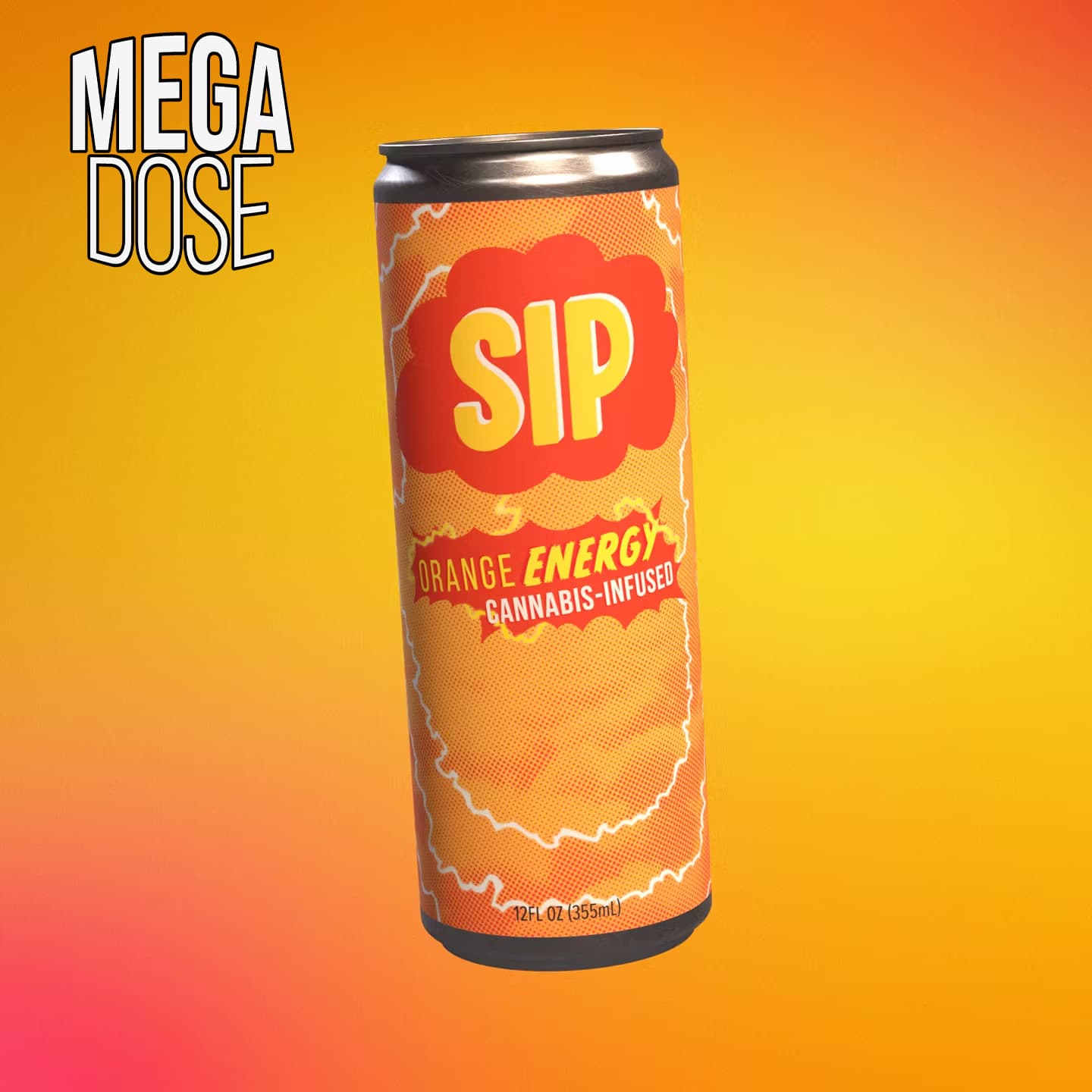 SIP Energy Orange | Infused Soda |  100mg | 1pk