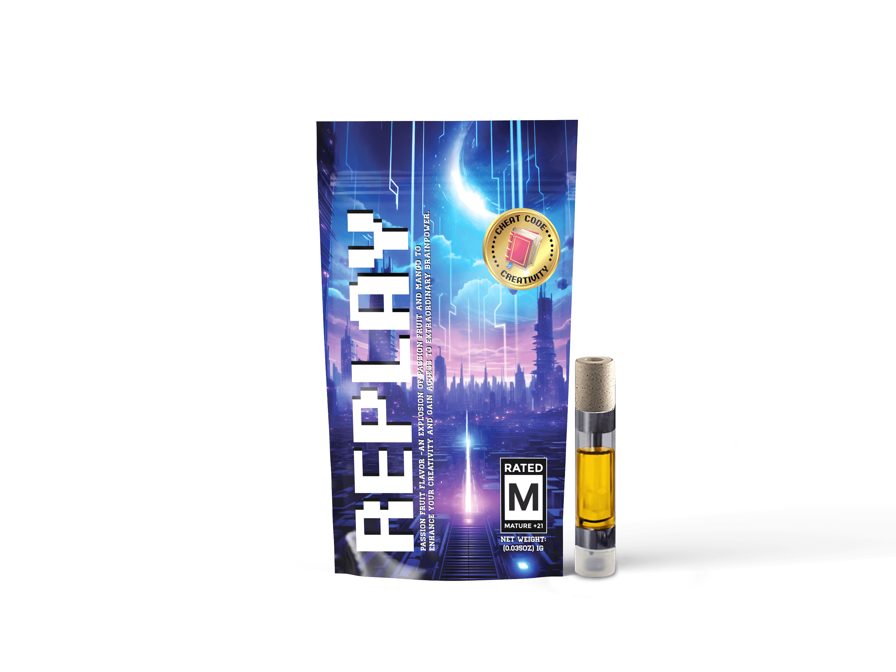 re+PLAY Cheat Code | Distillate 510 Cart | 1g