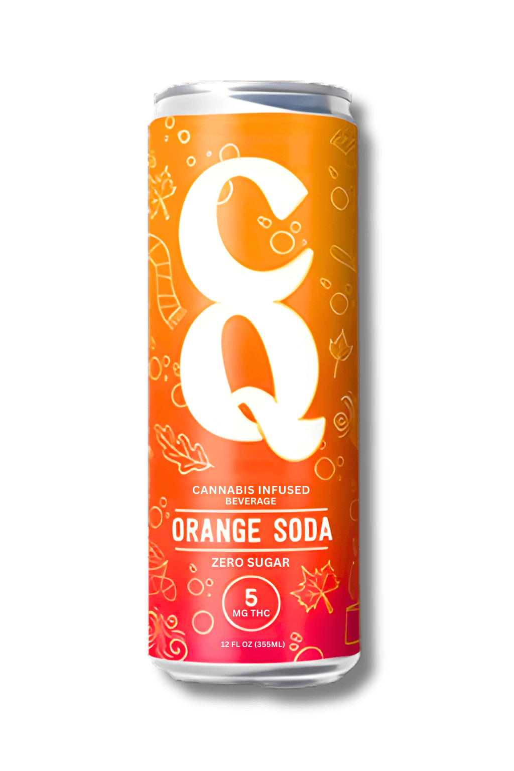 CQ Orange | 12oz Soda | 5mg (Single)