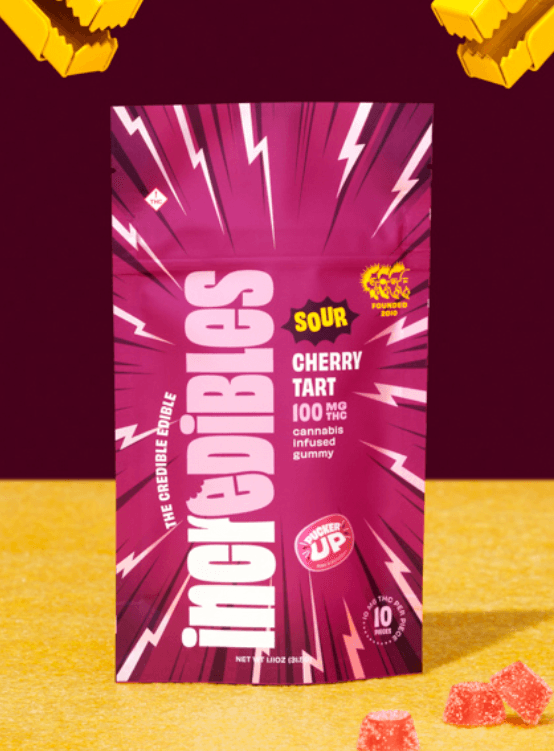 incredibles Fast Acting Sour Cherry Tart [20pk] (100mg)