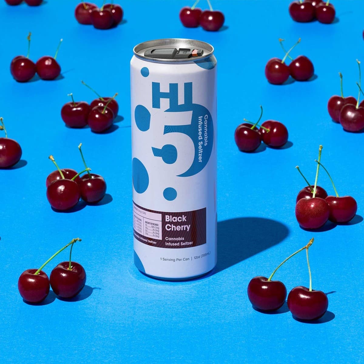Hi5 Black Cherry | Hi5 Seltzer | 4-Pack (5mg)