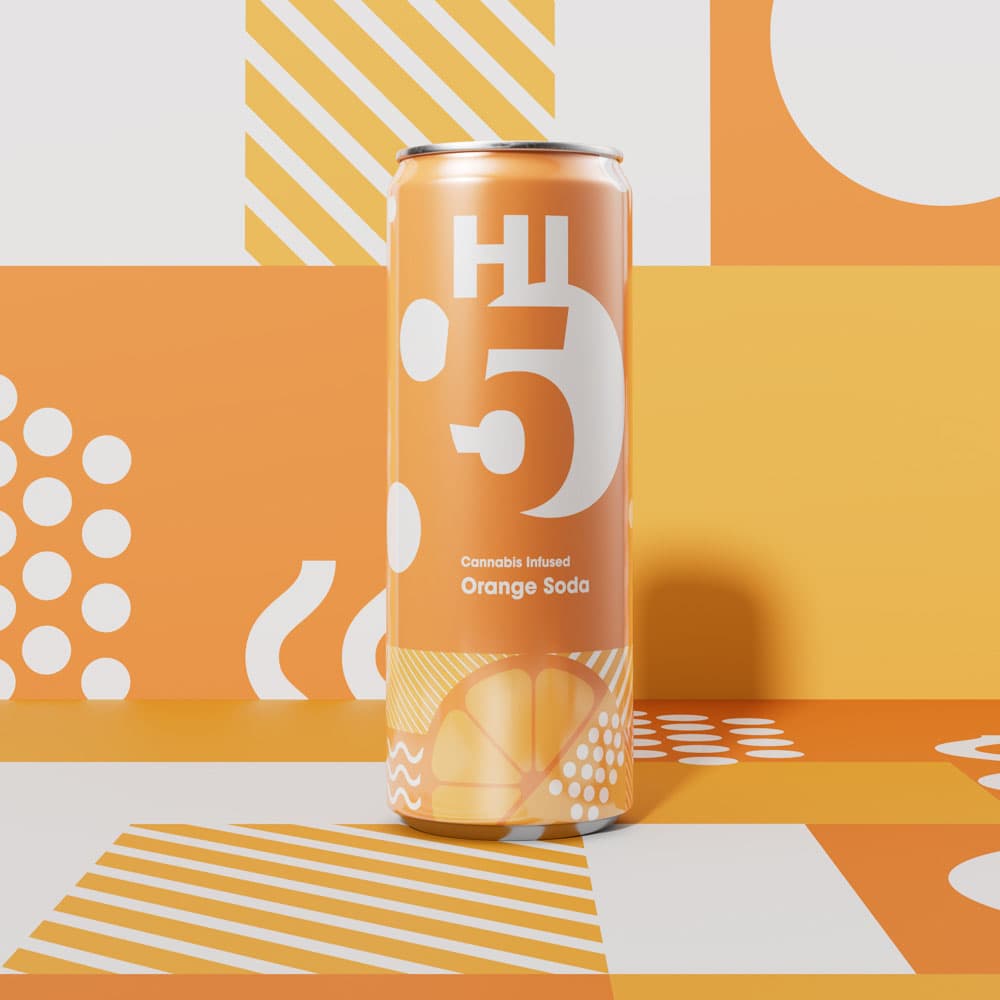 Hi5 Orange | Hi5 Soda | 4-Pack (5mg)
