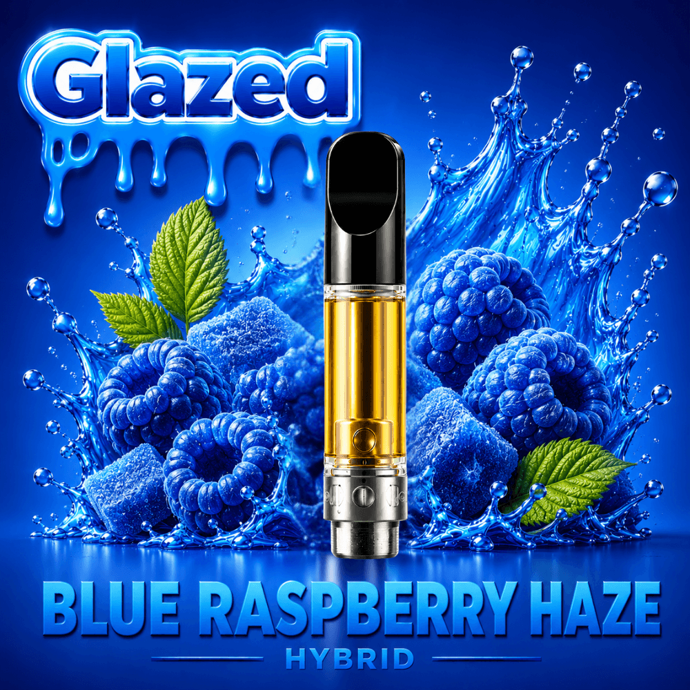 Glazed Blue Raspberry Haze - Distillate - Cart