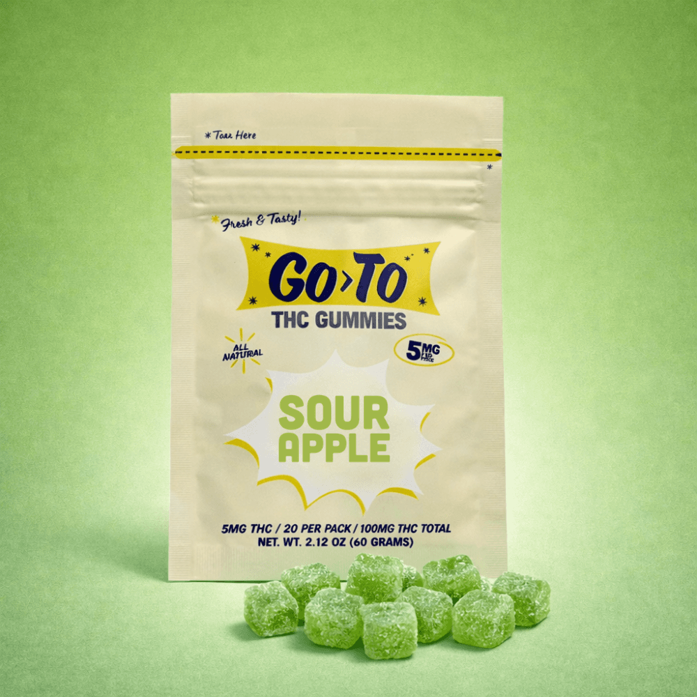 Go To Sour Apple Gummies 20pk / 100mg