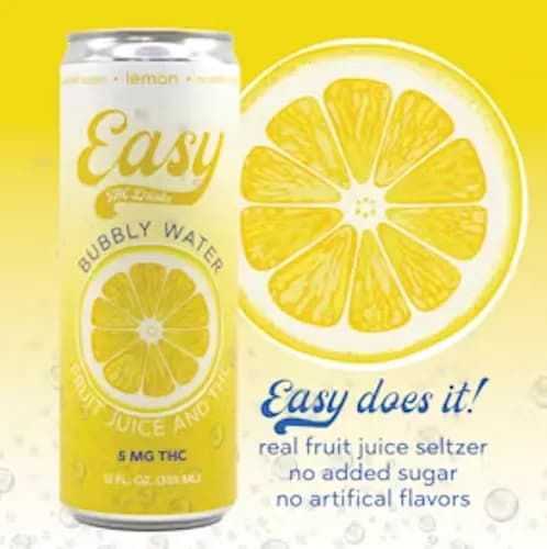 Easy Lemon Bubbly Water
