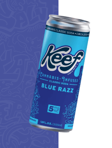 Keef Keef Classic Soda Blue Razz 5mg