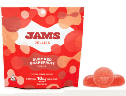JAMS Ruby Red Grapefruit | Jellies | 100mg