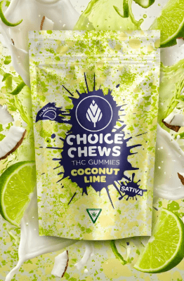 Choice Chews Coconut Lime I 100mg (10pk)