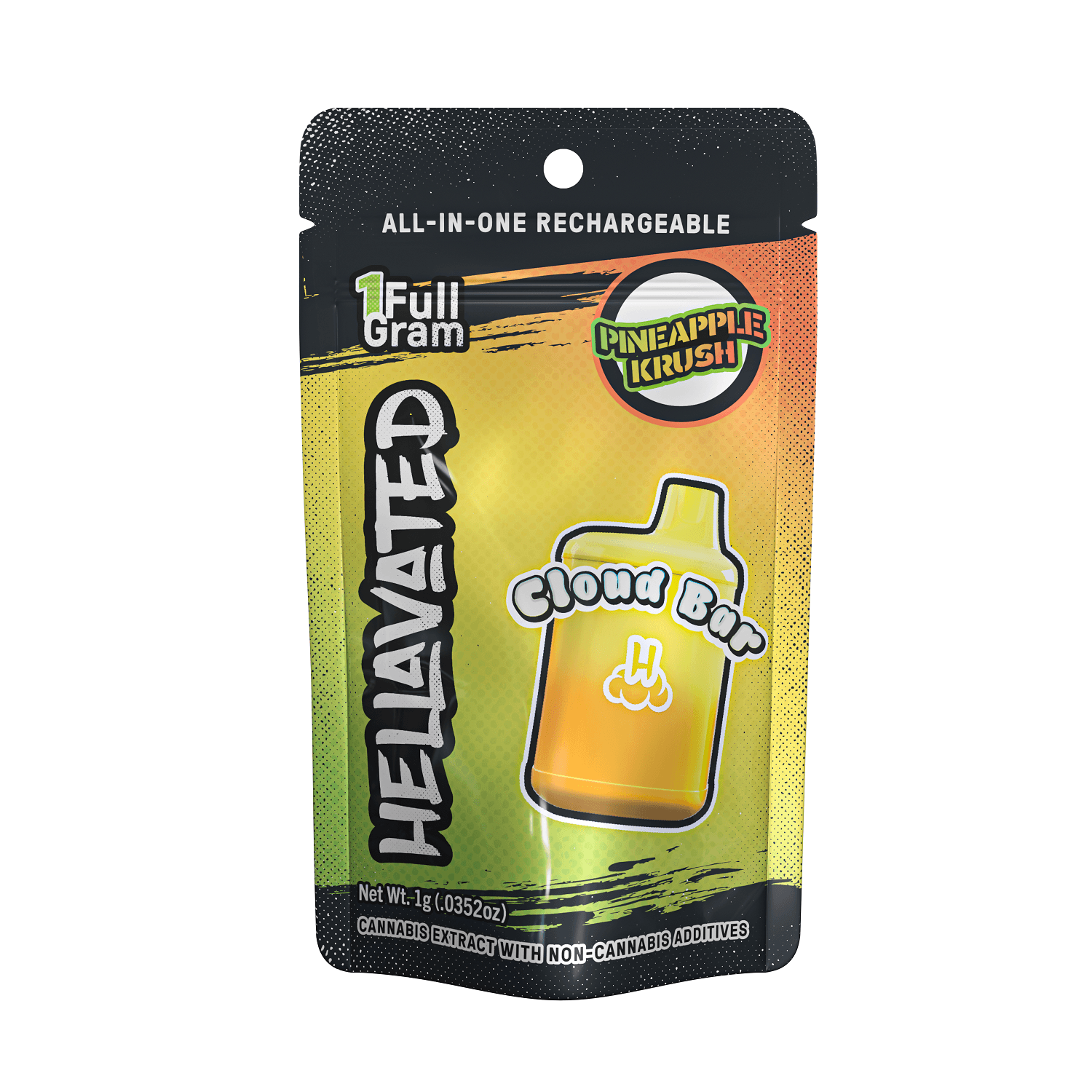 Hellavated Pineapple Krush (Disposable) | 1g
