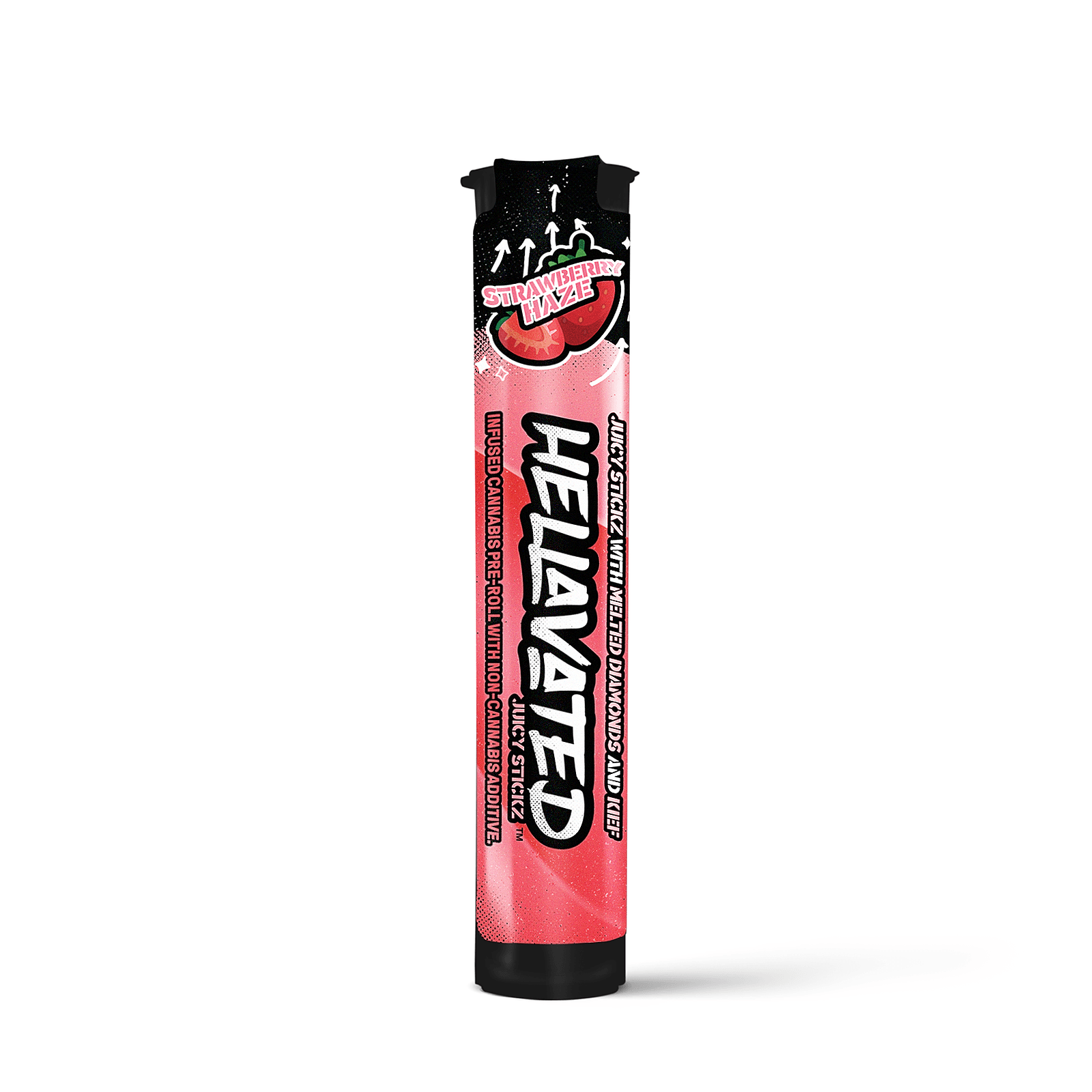 Hellavated Strawberry Haze Juicy Stickz | 0.75g