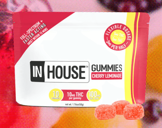 InHouse In House Gummies 20pk (100mg) Cherry Lemonade