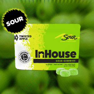 InHouse Sour Apple | Gummies | 100mg