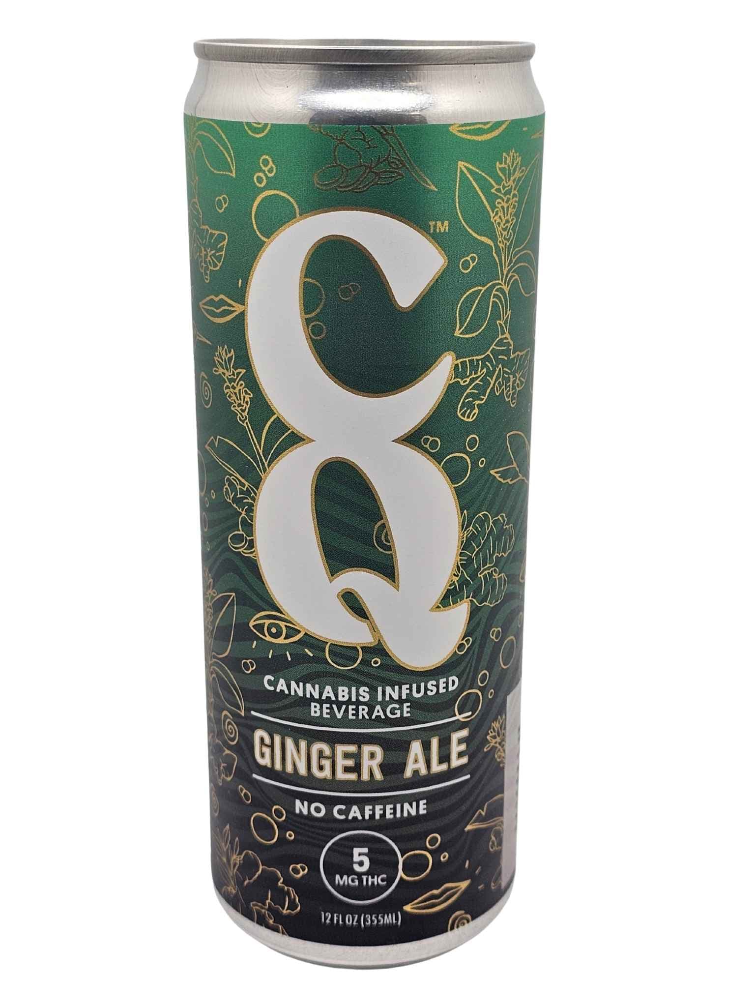 CQ Ginger Ale | 12oz Soda | 5mg (Single)