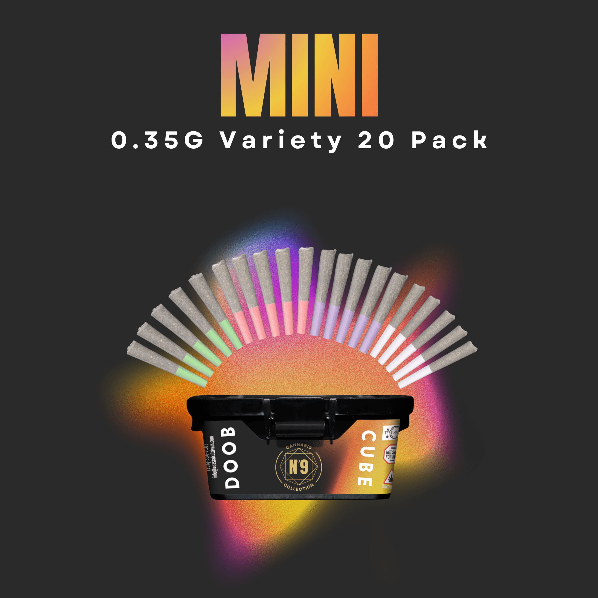 No.9 Collection Doob Cube Mini Pre-Roll Variety 20pk | No. 9 |