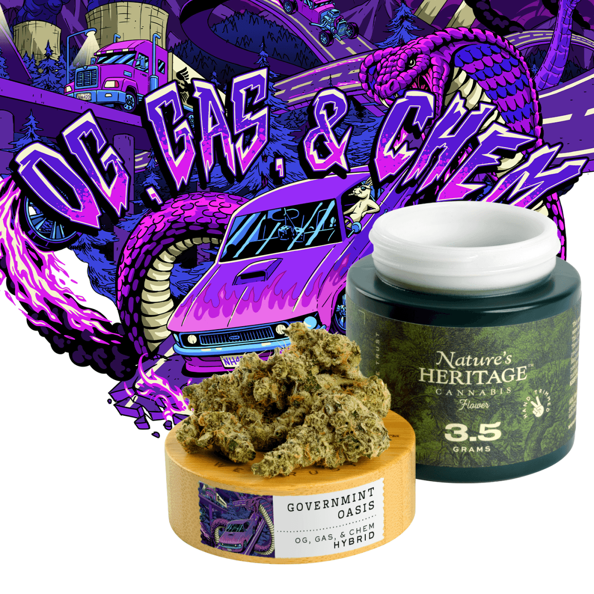 Nature's Heritage Governmint Oasis - Buds 3.5g