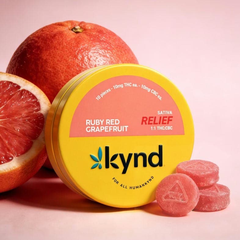 KYND Red Ruby Grapefruit - 100mg 10pk Gummies